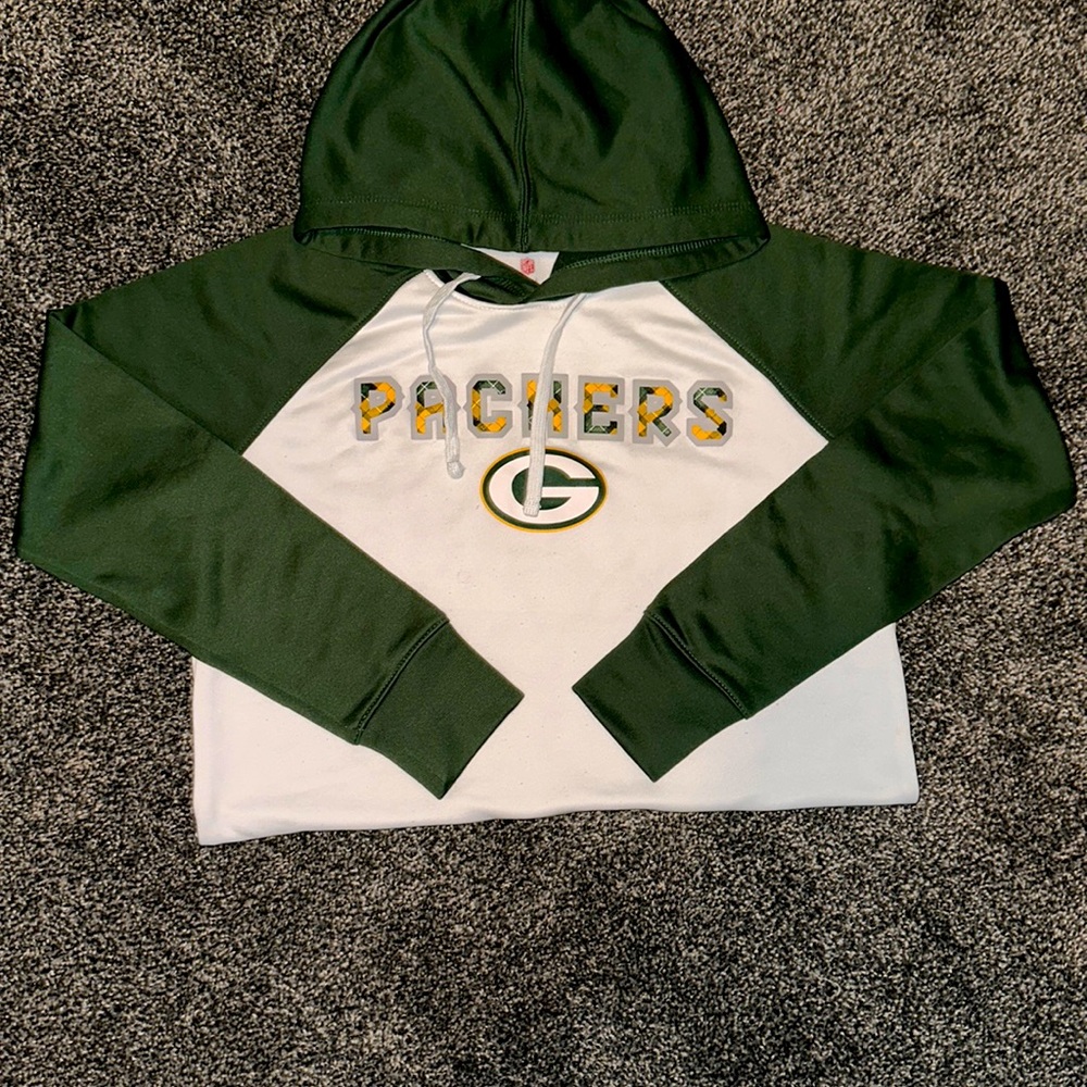 Teen Girls Size Small Packers Hooded Sweatshirt